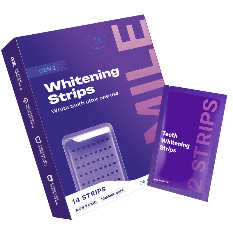 Purple Teeth Whitening Strips — Gen 2