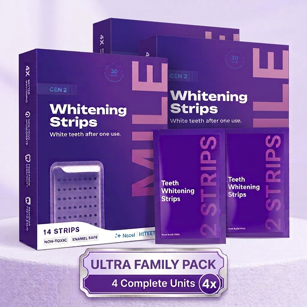Purple Teeth Whitening Strips — Gen 2