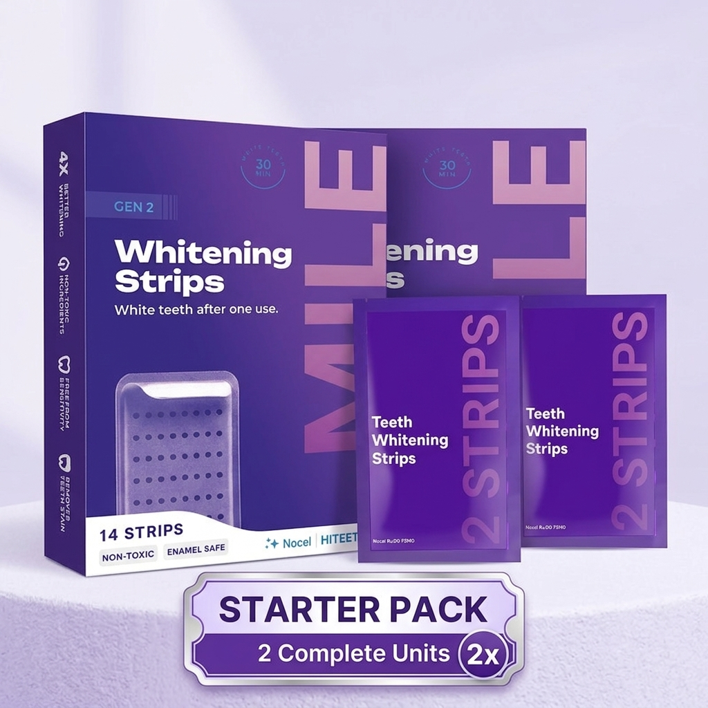 Purple Teeth Whitening Strips — Gen 2