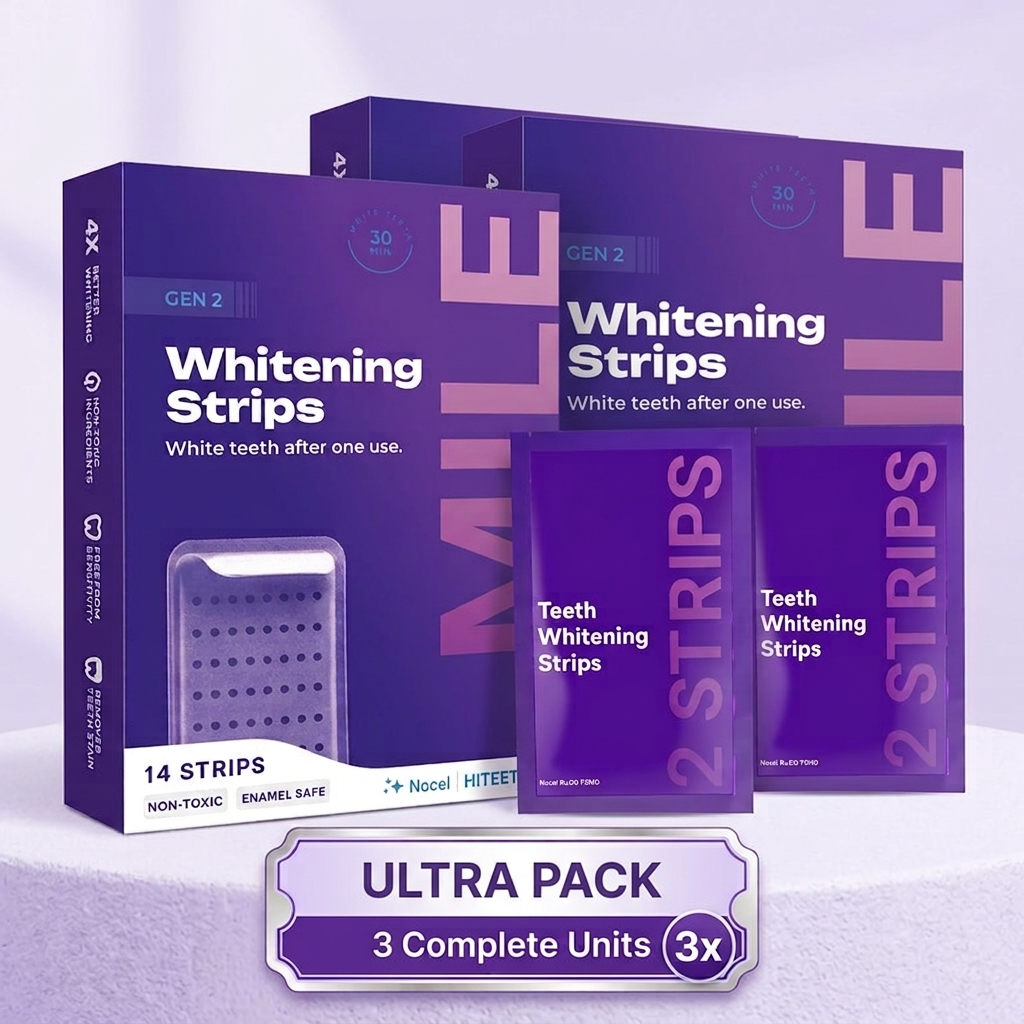 Purple Teeth Whitening Strips — Gen 2